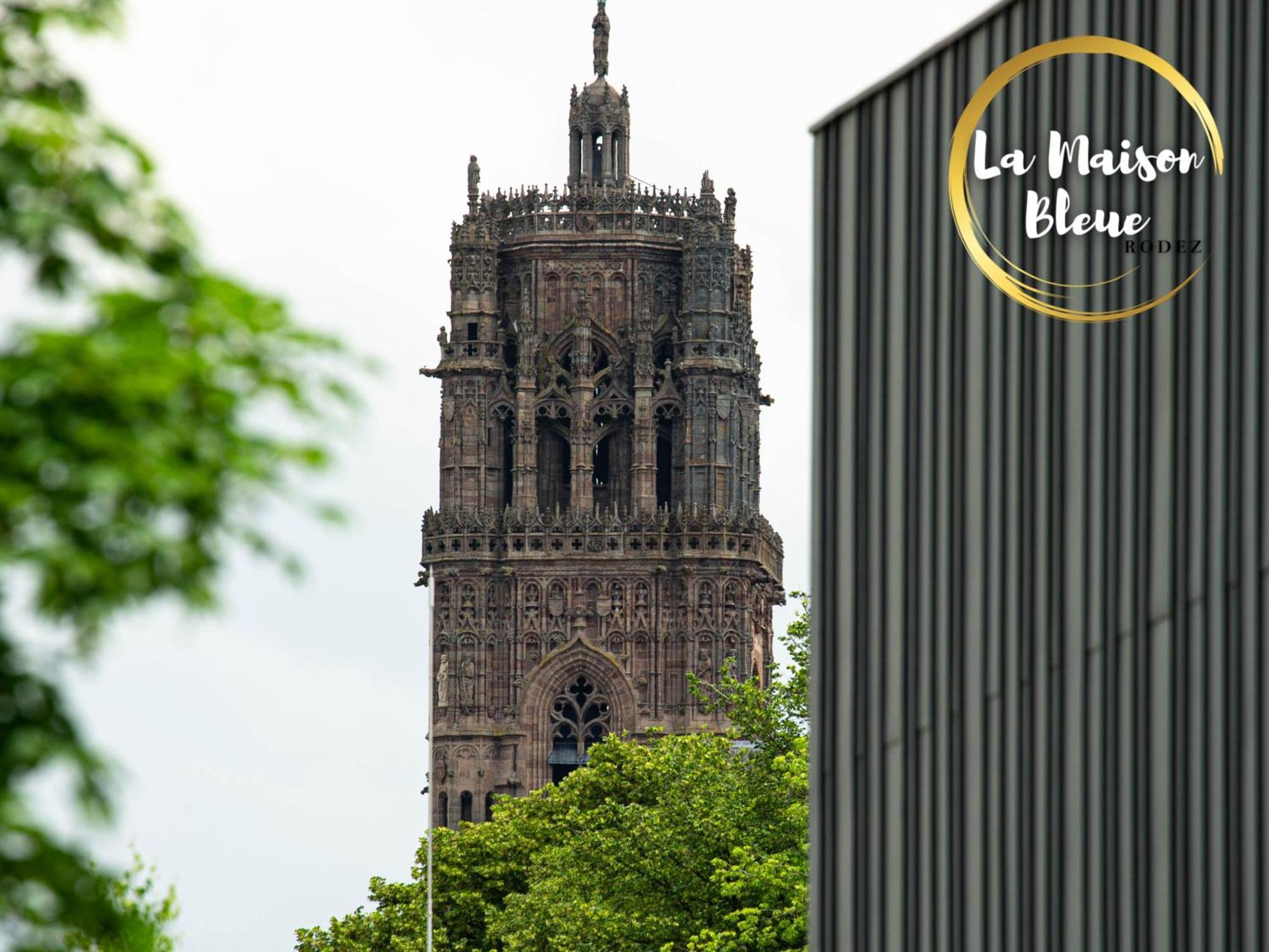 La Maison Bleue, Un Emplacement De Choix A โรเดซ ภายนอก รูปภาพ