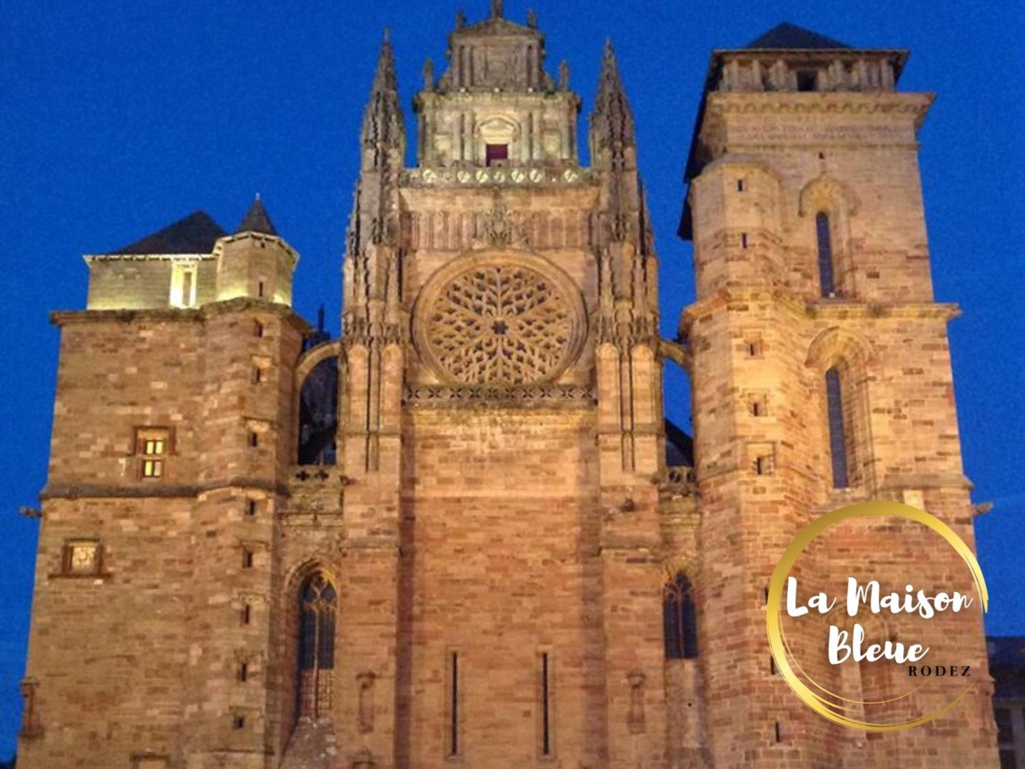 La Maison Bleue, Un Emplacement De Choix A โรเดซ ภายนอก รูปภาพ