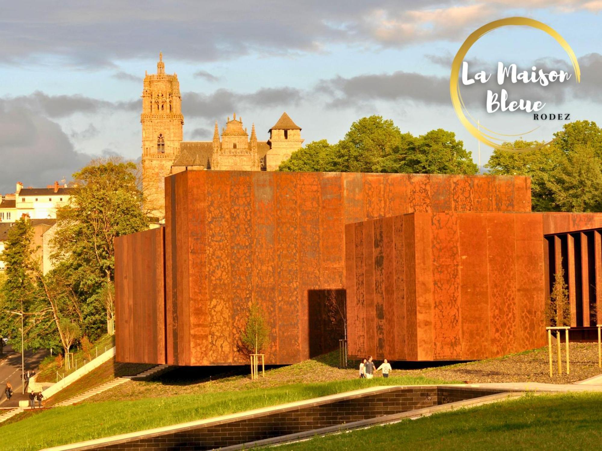 La Maison Bleue, Un Emplacement De Choix A โรเดซ ภายนอก รูปภาพ