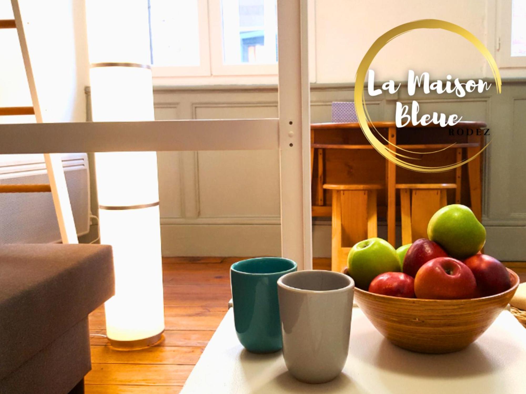 La Maison Bleue, Un Emplacement De Choix A โรเดซ ภายนอก รูปภาพ